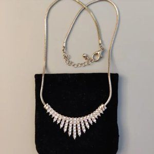 Forever 21 Gold Crystal Necklace